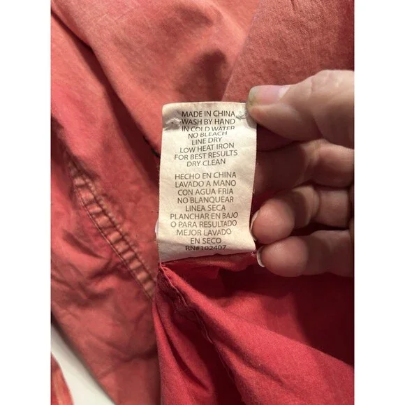 Roar Signature Embroidered Front & Back Shirt Mens XL Red LS ButtonUp Y2k - Picture 11 of 11